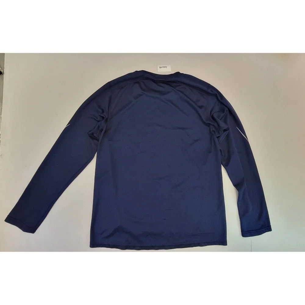 Adidas Climalite Navy Blue‎ Long Sleeve Athletic Shirt Men's Size Medium